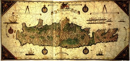 Georgio Sideri, Χάρτης της Κρήτης, 1562